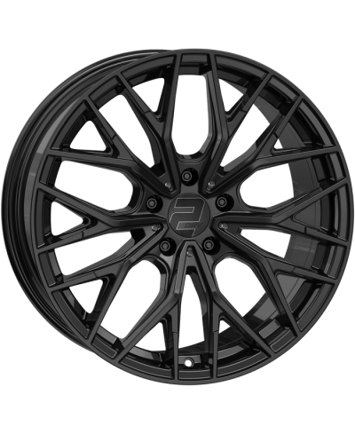 Jante ALU, Wheelworld - 2DRV WH37/SW+ Noir brillant laqué, 8X18 5/112 ET48, Alésage 66.60