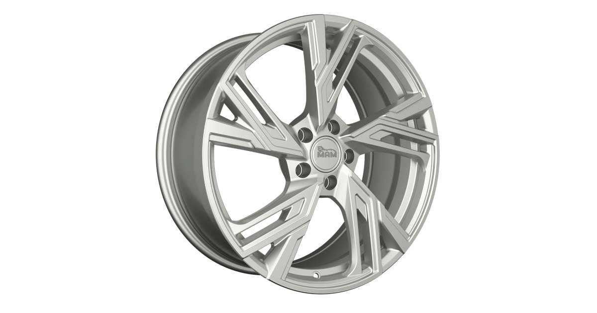 Jante ALU, MAM RS5 SILVER PAINTED 7.5X17 5/114.3 ET30, Alésage 72.6