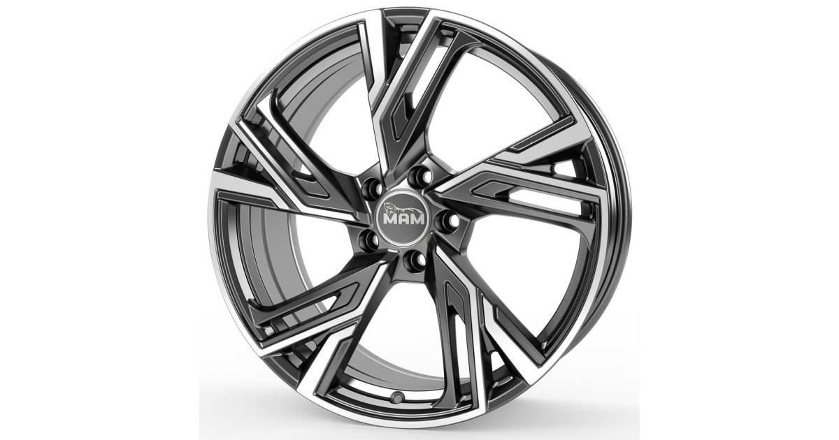 MAM RS5 PALLADIUM FRONT POLISH  8,5x19 5/114,3 ET40 Alésage 72,6