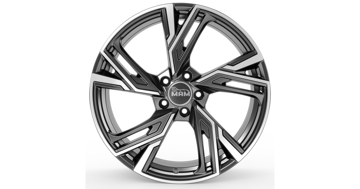 MAM RS5 PALLADIUM FRONT POLISH  8,5x19 5/114,3 ET40 Alésage 72,6