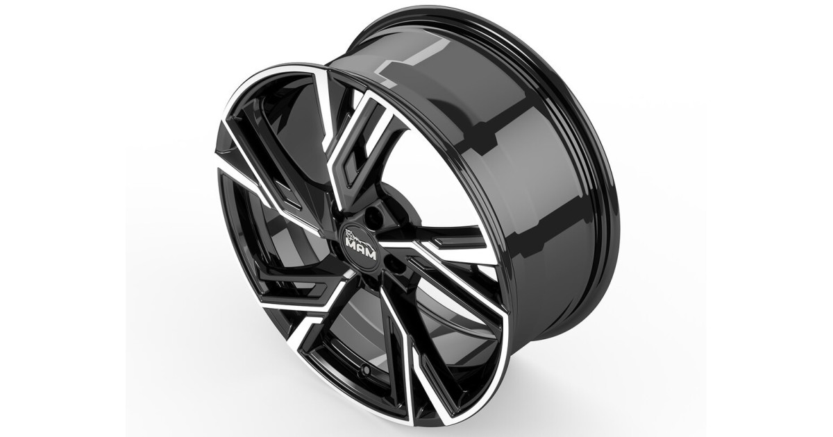 MAM RS5 BLACK FRONT POLISH 8,5x19 5/114,3 ET40 Alésage 72,6
