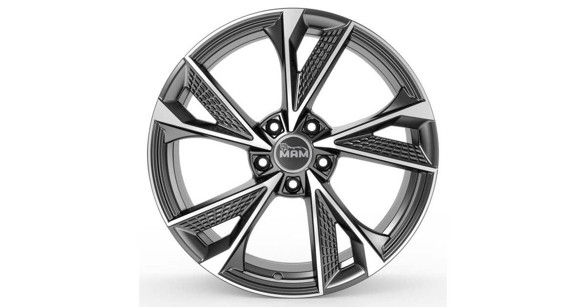 MAM RS6 PALLADIUM FRONT POLISH 8,5x19 5/108 ET45 Alésage 72,6