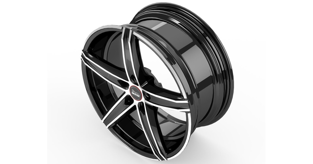 MAM OX-18 BLACK FRONT POLISH 8,5x19 5/114,3 ET45 Alésage 72,6