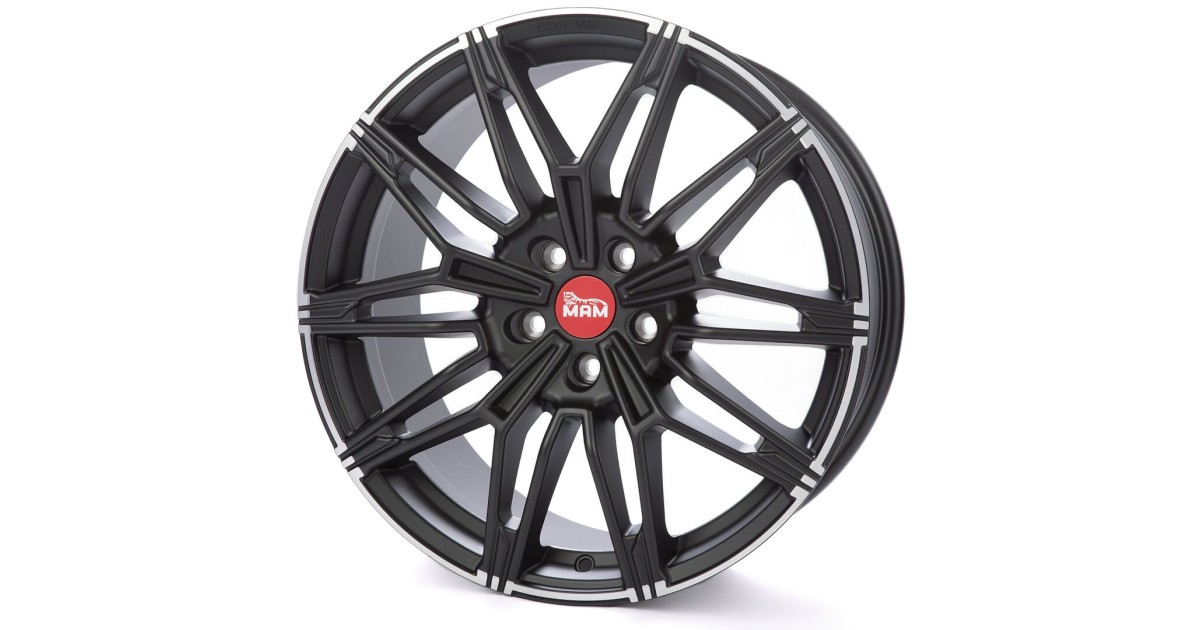 MAM B3N MATT BLACK LIP POLISH 8,5X19 5/120 ET35 Alésage 72,6