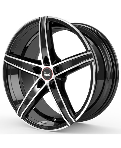 MAM OX-18 BLACK FRONT POLISH 8,5x19 5/108 ET45 Alésage 72,6