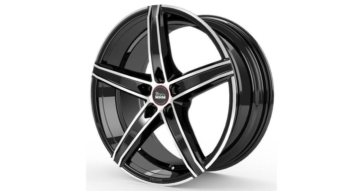 MAM OX-18 BLACK FRONT POLISH 8,5x19 5/108 ET45 Alésage 72,6