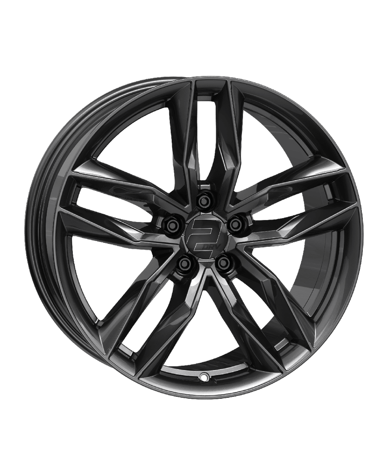 Jante ALU, Wheelworld - 2DRV WH40 DGM+  Dark Gunmetal Brillant Lackiert 7.5X18 5/112 ET46, Alésage 57.1