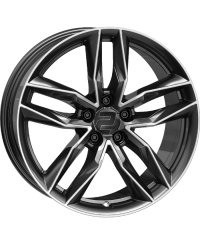 Jante ALU, Wheelworld - 2DRV WH40 DGMP+  Dark Gunmetal ,Face polie 7.5X18 5/112 ET46, Alésage 57.1