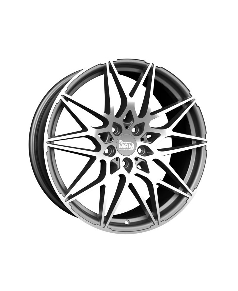 MAM B2 PALLADIUM FRONT POLISH 8,5x19 5/120 ET35 Alésage 72,6