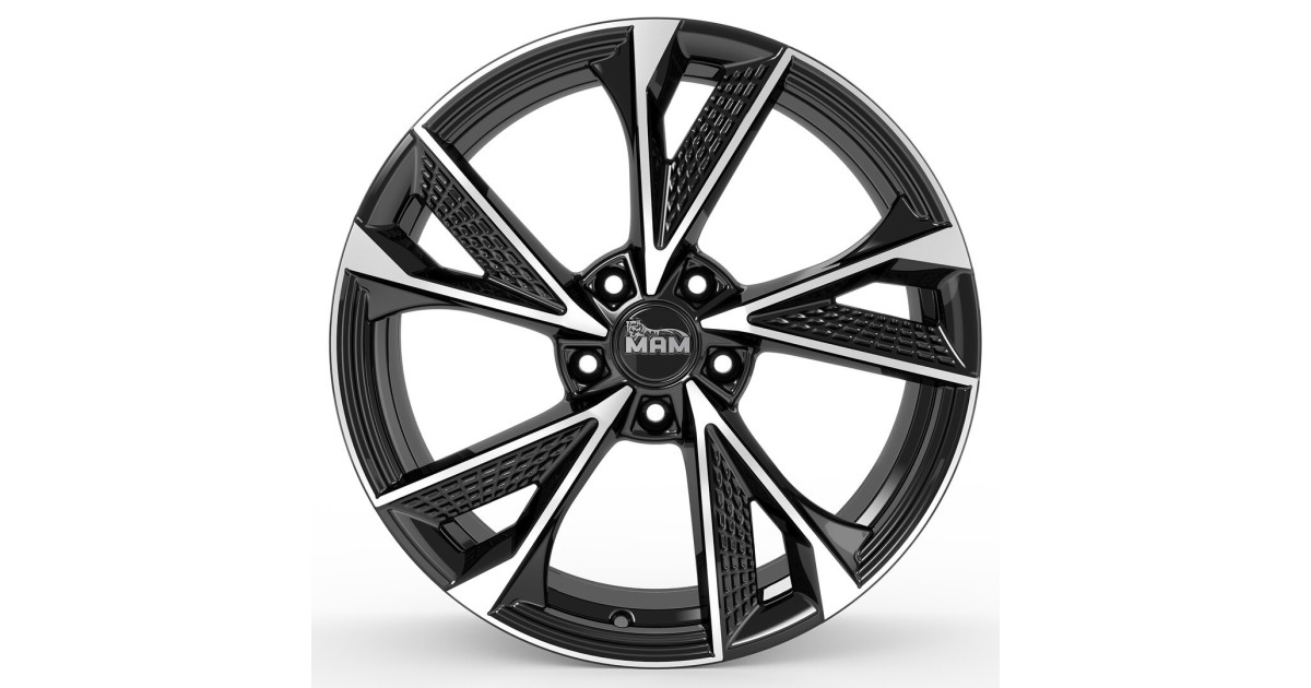 MAM RS6 BLACK FRONT POLISH 8,5x19 5/120 ET35 Alésage 72,6