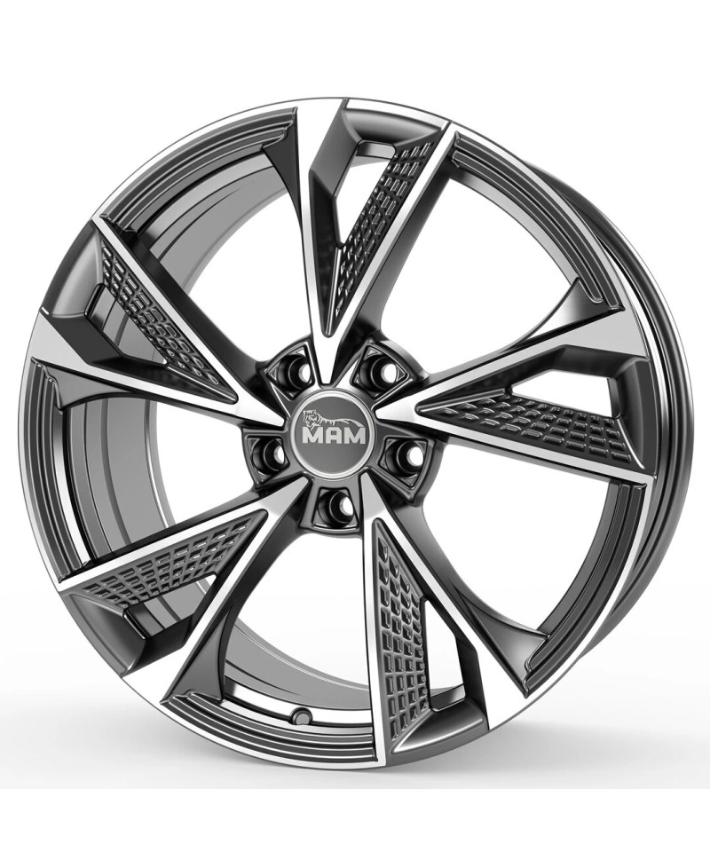 MAM RS6 PALLADIUM FRONT POLISH 8,5x19 5/120 ET35 Alésage 72,6