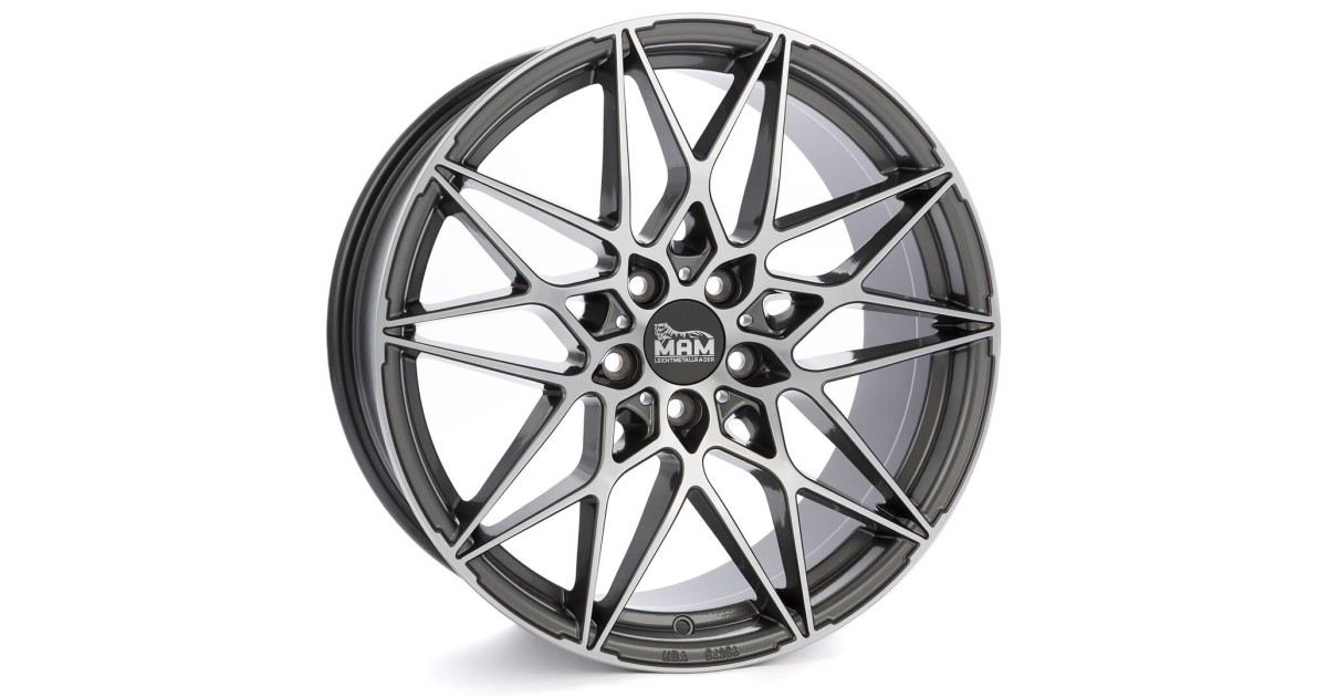 MAM B2N PALLADIUM FRONT POLISH 8,5x19 5/112 ET45 Alésage 72,6