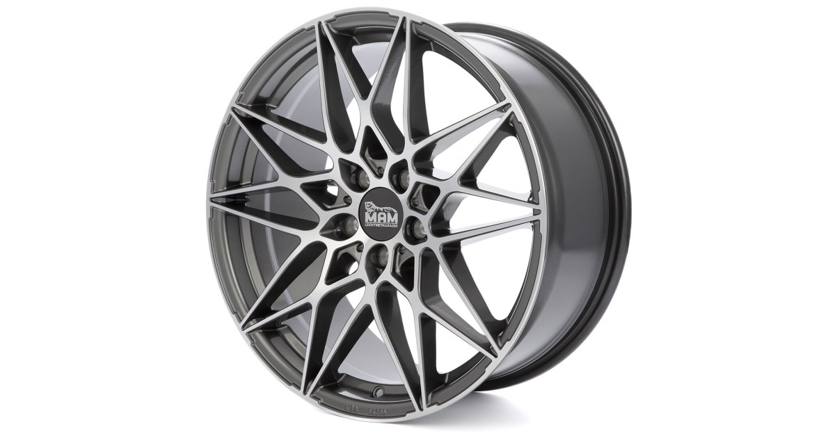 MAM B2N PALLADIUM FRONT POLISH 8,5x19 5/112 ET45 Alésage 72,6