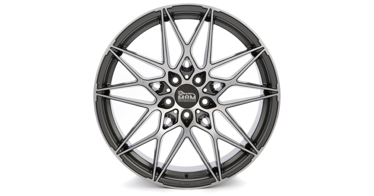 MAM B2N PALLADIUM FRONT POLISH 8,5x19 5/112 ET45 Alésage 72,6