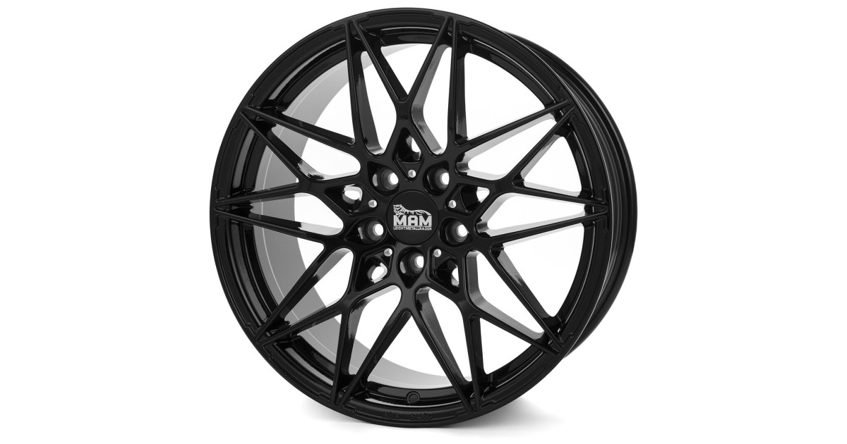MAM B2N BLACK PAINTED 8,5x19 5/120 ET35 Alésage 72,6