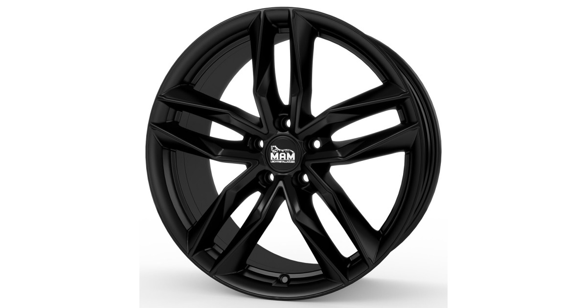 MAM RS3 MATT BLACK PAINTED 8,5x20 5/112 ET30 Alésage 66,6