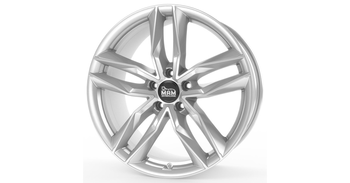 MAM RS3 SILVER PAINTED 8,5x19 5/114,3 ET45 Alésage 72,6