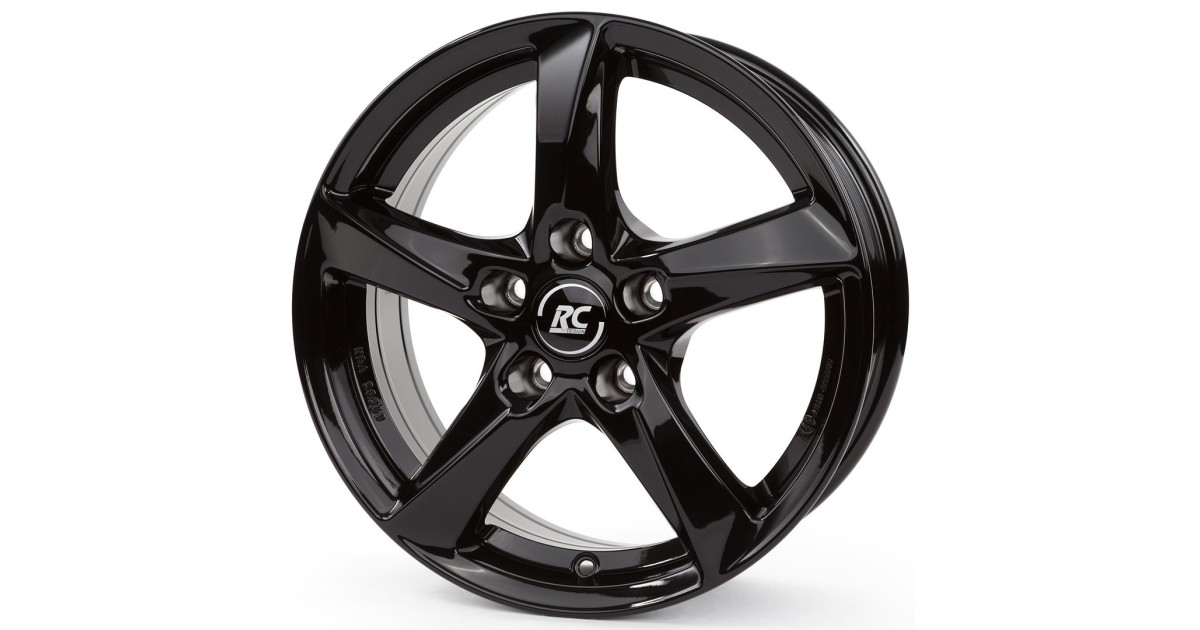 Jante Alu RC Design RC30 SG Noir brillant 6x15 5x98 ET39 , Alésage 58.1