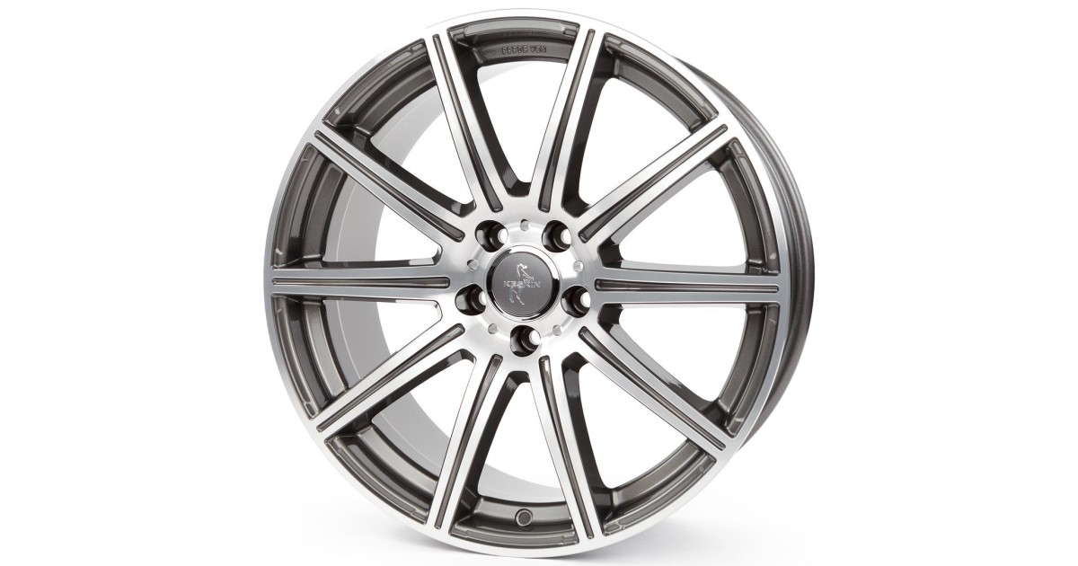 KESKIN KT16 Dynamic PALLADIUM FRONT POLISH 8x18 5/112 ET30 Alésage 66,6