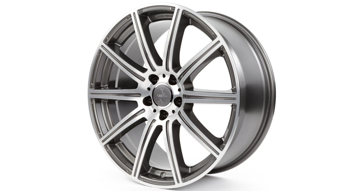 KESKIN KT16 Dynamic PALLADIUM FRONT POLISH 8x18 5/112 ET30 Alésage 66,6