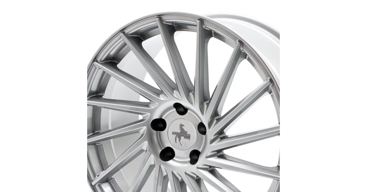 KESKIN KT17 Hurricane CRYSTAL SILVER 10x22 5/112 ET50 Alésage 66,6