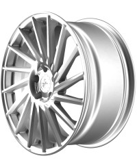 KESKIN KT17 Hurricane SILVER FRONT POLISH 10x22 5/120 ET40 Alésage 74,1