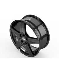 Jante ALU, CMS C34 Noir Brillant, 7X17 5/120 ET55, Alésage 65.1