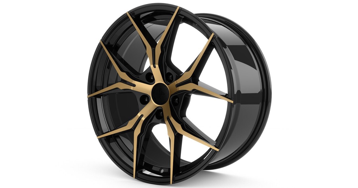 KESKIN KT19N BLACK FRONT GOLD 8,5x19 5/120 ET35 Alésage 72,6