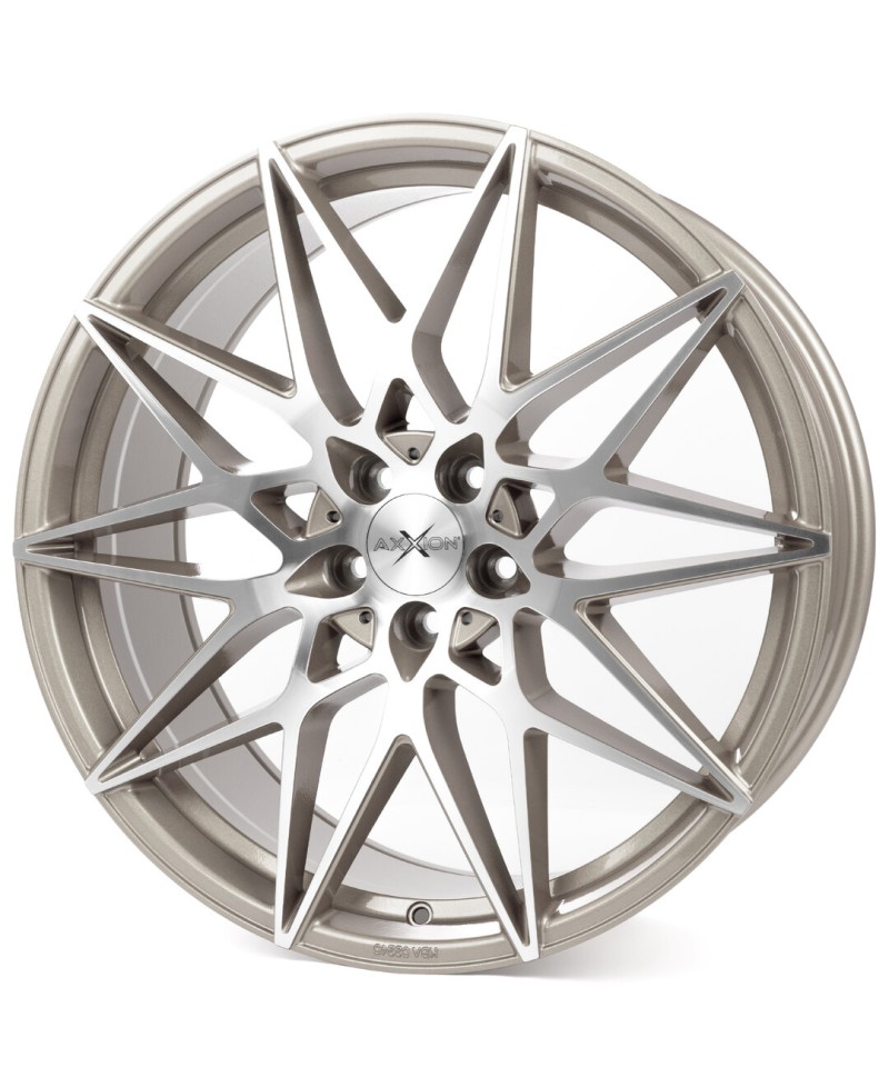 Jante ALU, Axxion AX9 PGP+ Platine gris poli brillant 9X21 5/112 ET42, Alésage 66.6