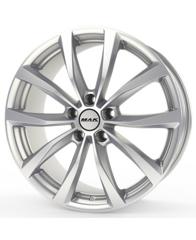 Jante Alu MAK WOLF SILVER 7,5x17 5x110 ET30 , Alésage 65.1