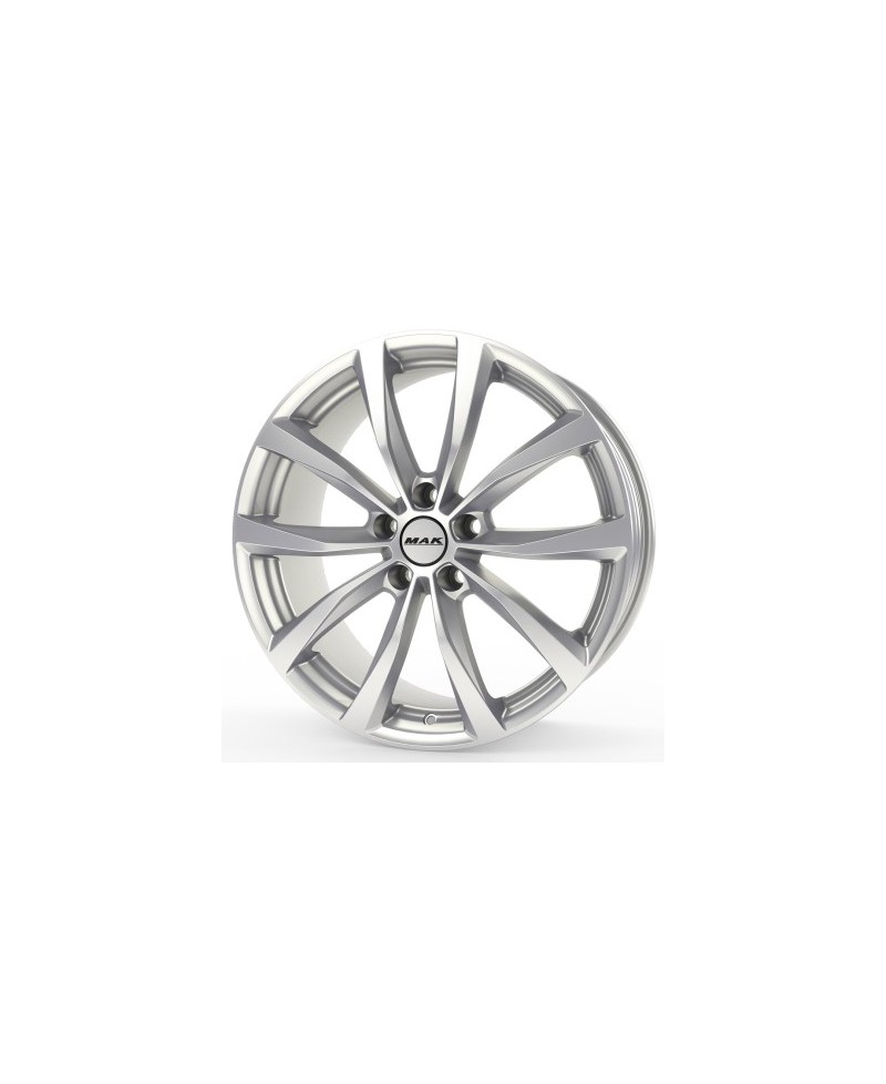 Jante Alu MAK WOLF SILVER 7,5x17 5x110 ET30 , Alésage 65.1