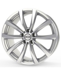 Jante Alu MAK WOLF SILVER 7,5x17 5x110 ET30 , Alésage 65.1