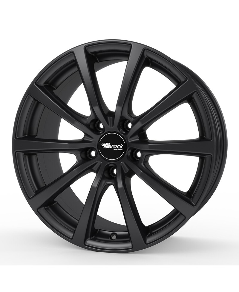 Jante Alu Brock B32 Black Clear Matt 9,5x19 5x114.3 ET45 , Alésage 64.1