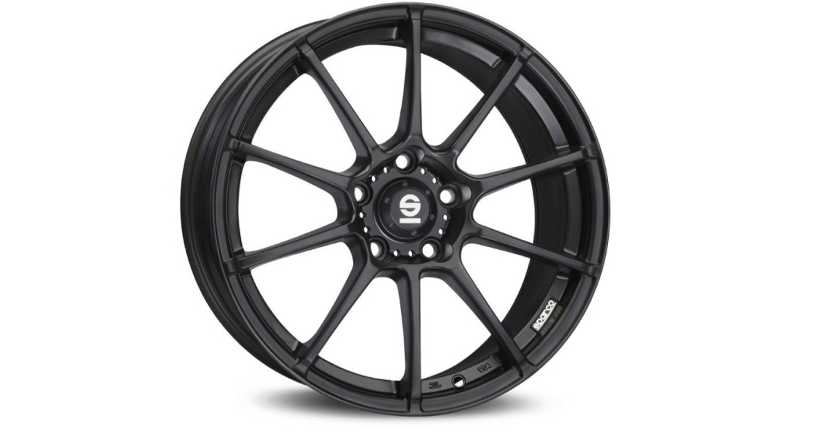 Jante ALU, SPARCO ASSETTO GARA MATT BLACK 8.5X20 5/112 ET35, Alésage 73.1