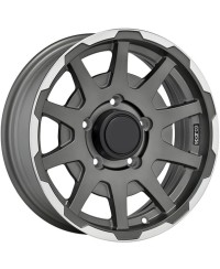 Jante ALU, SPARCO DAKAR MATT DARK GREY LIP POLISHED, 5.5X16 5/139.7 ET5, Alésage 108.3