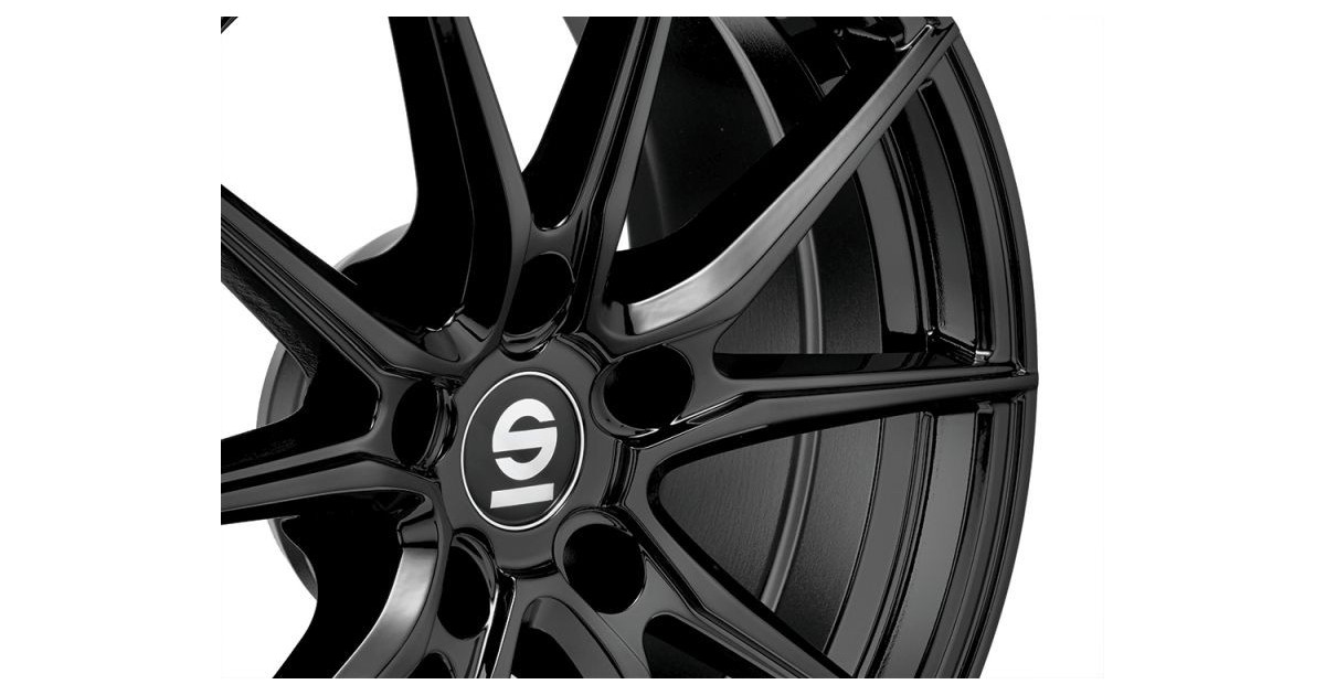 Jante ALU, SPARCO DRS GLOSS BLACK, 7.5X17 5/112 ET35, Alésage 73.1