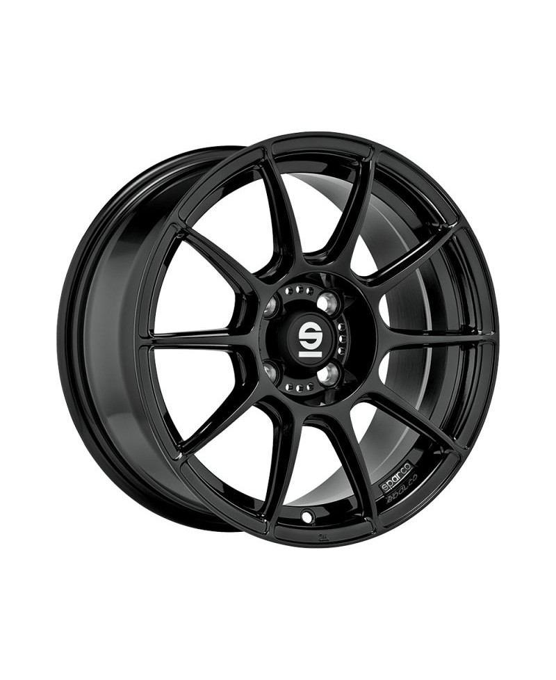 Jante ALU, SPARCO FF1 GLOSS BLACK 7X17 5/114.3 ET30, Alésage 73.1