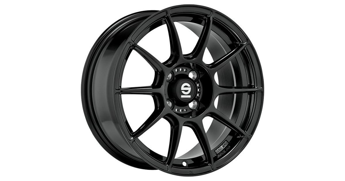 Jante ALU, SPARCO FF1 GLOSS BLACK 8X17 5/114.3 ET40, Alésage 73.1