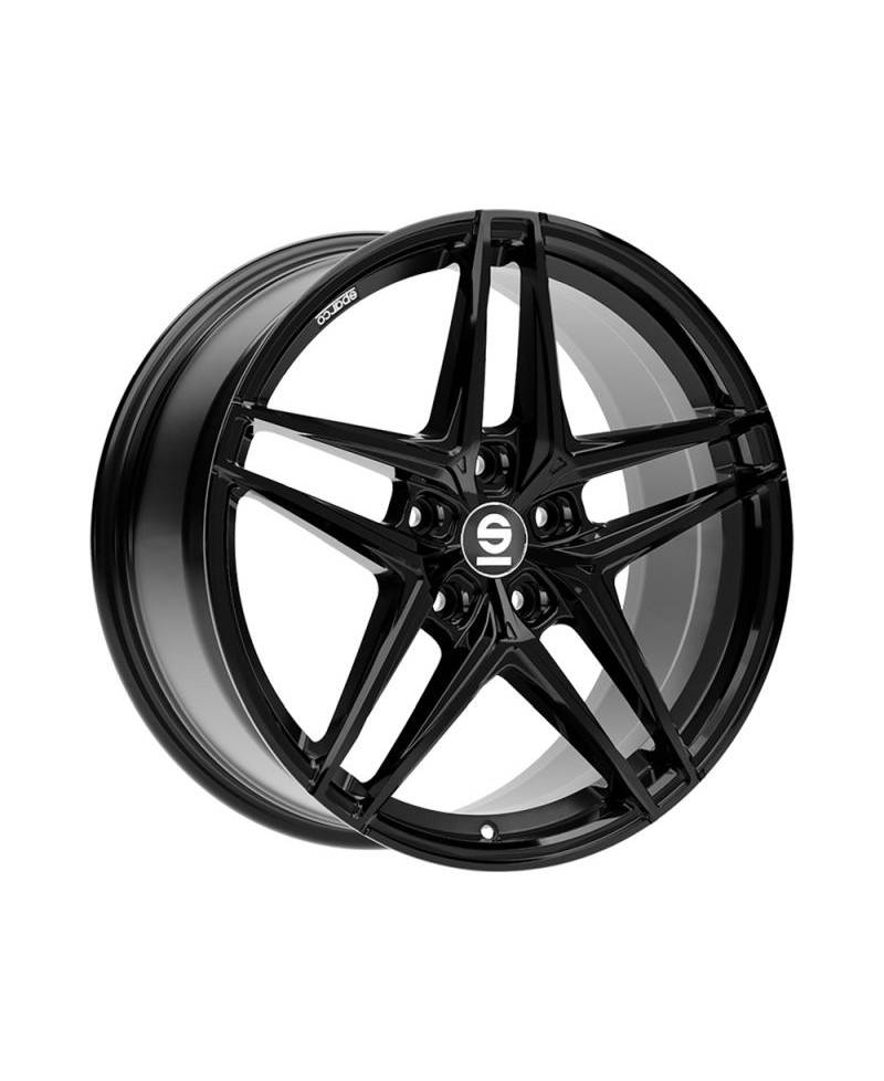 Jante ALU, SPARCO RECORD Gloss Black 8X18 5/100 ET45, Alésage 63.4