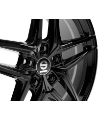 Jante ALU, SPARCO RECORD Gloss Black 8X18 5/112 ET35, Alésage 73.10