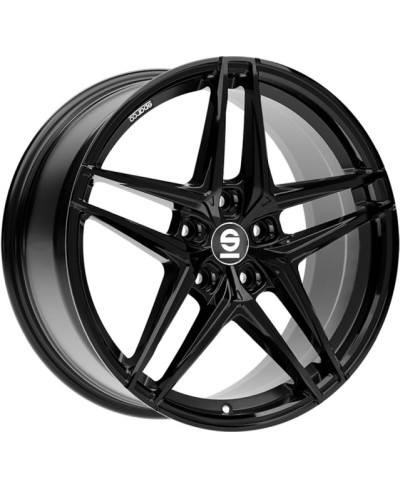 Jante ALU, SPARCO RECORD Gloss Black 8X19 5/112 ET35, Alésage 73.1