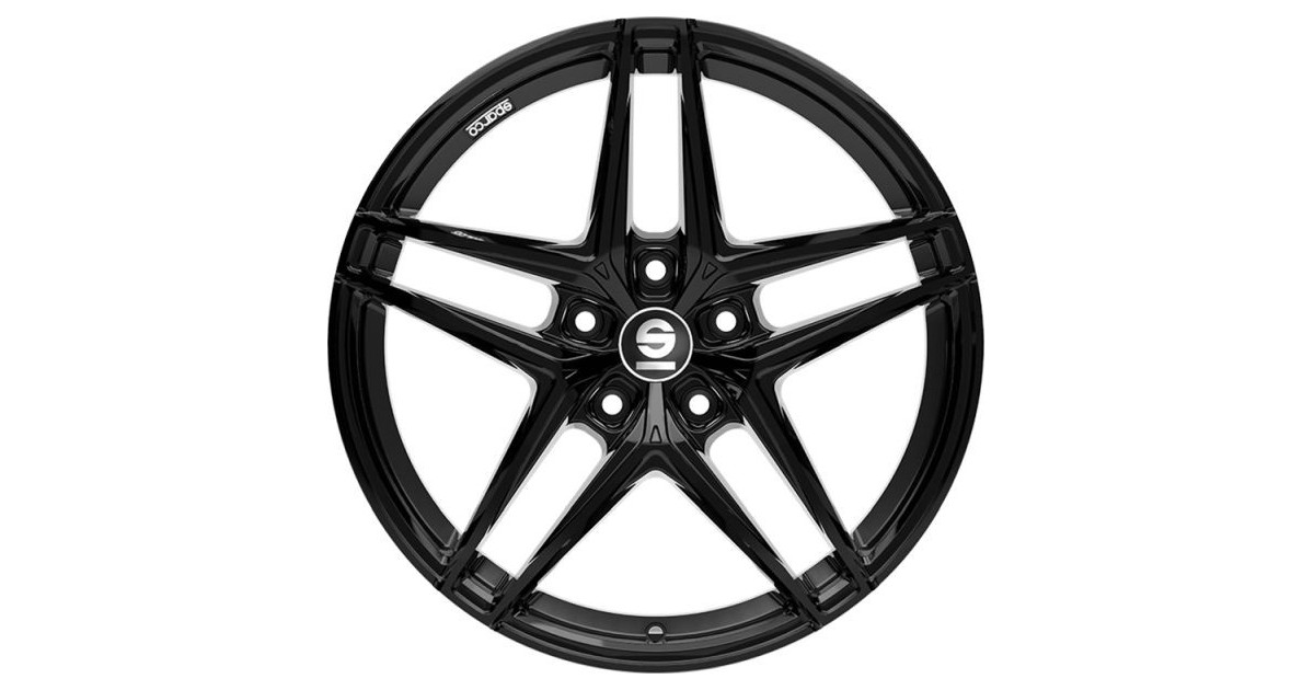 Jante ALU, SPARCO RECORD Gloss Black 8X19 5/112 ET35, Alésage 73.1