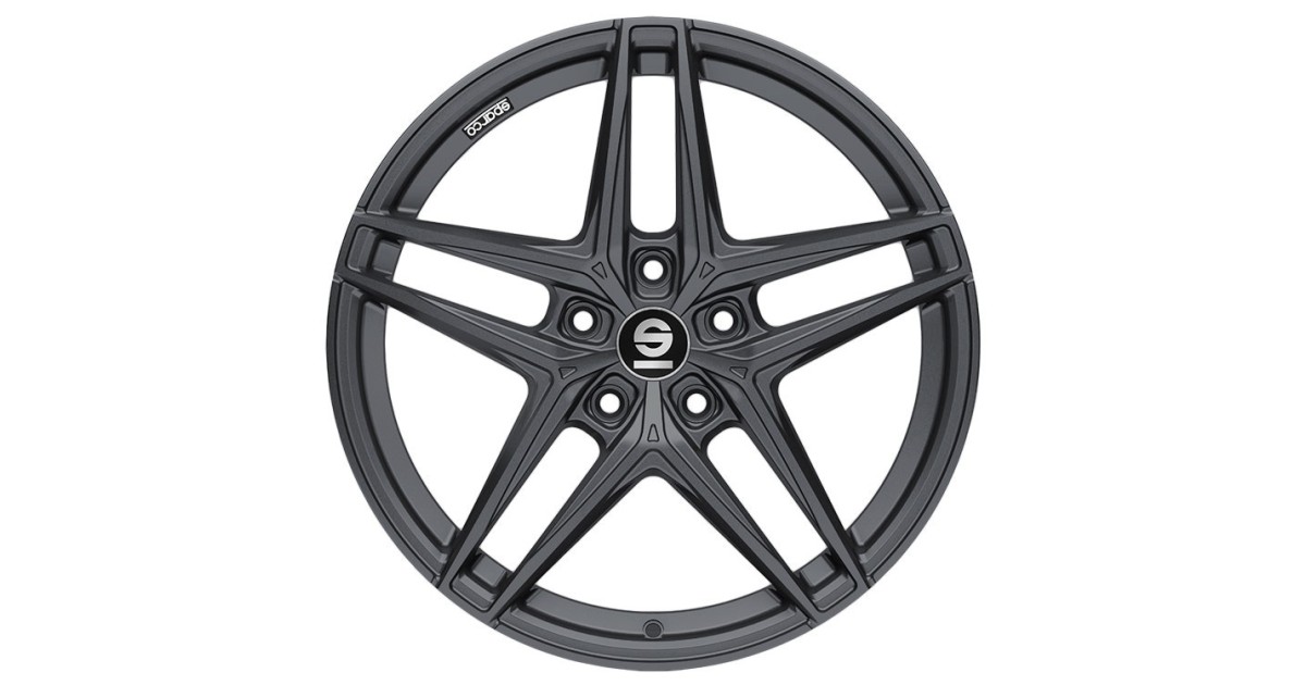Jante ALU, SPARCO Record Matt Graphite 8.5X19 5/112 ET50, Alésage 73.1