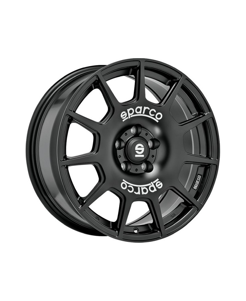 Jante ALU, SPARCO TERRA MATT BLACK + WHITE LETTERING 8X18 5/114.3 ET35, Alésage 73.1