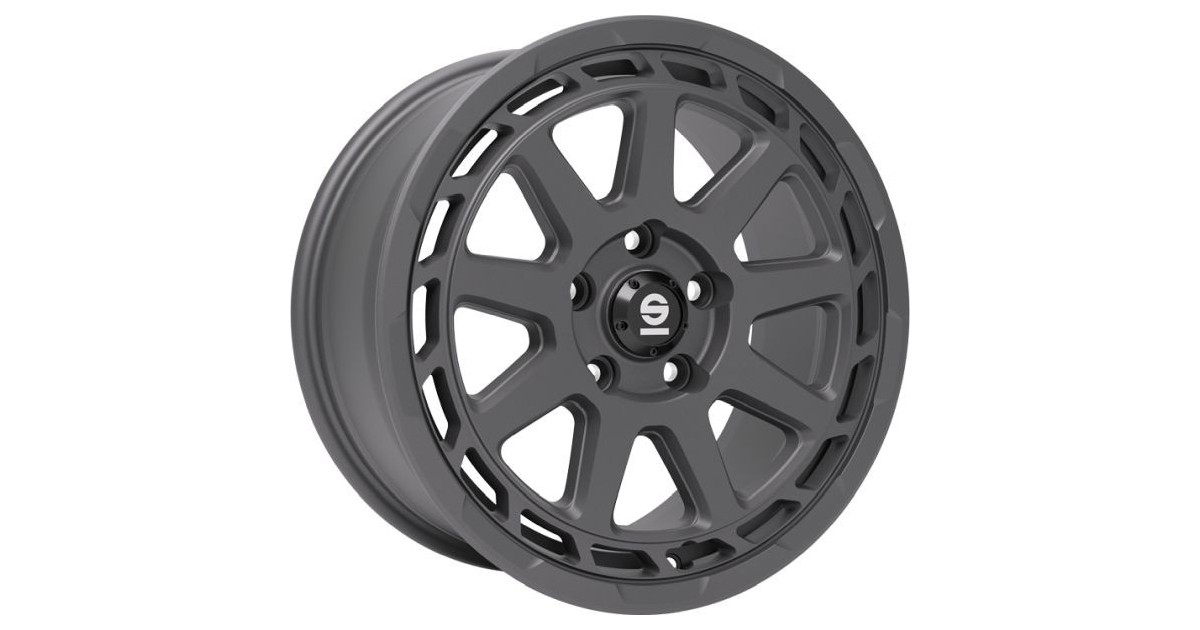 Jante ALU, SPARCO GRAVEL MATT GRAPHITE 8X17 5/100 ET45, Alésage 63.4