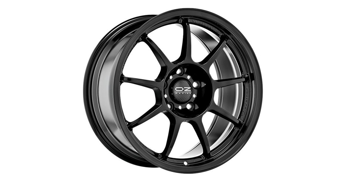 Jante ALU, OZ ALLEGGERITA HLT GLOSS BLACK  8X17 5/112 ET48, Alésage 75.1