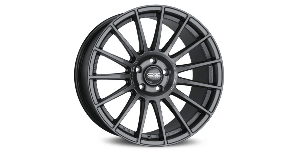Jante ALU, OZ SUPERTURISMO DAKAR MATT GRAPHITE + SILVER LETTER 10X20 5/112 ET26, Alésage 79