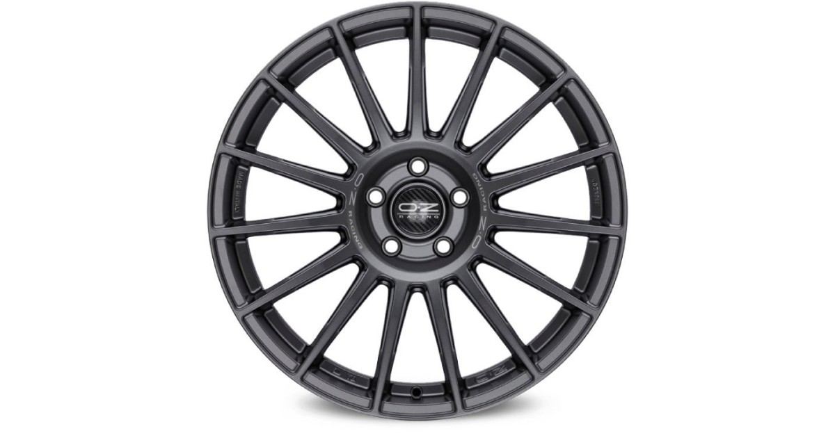 Jante ALU, OZ SUPERTURISMO DAKAR MATT GRAPHITE + SILVER LETTER 11.5X21 5/112 ET38 Alésage 66.6