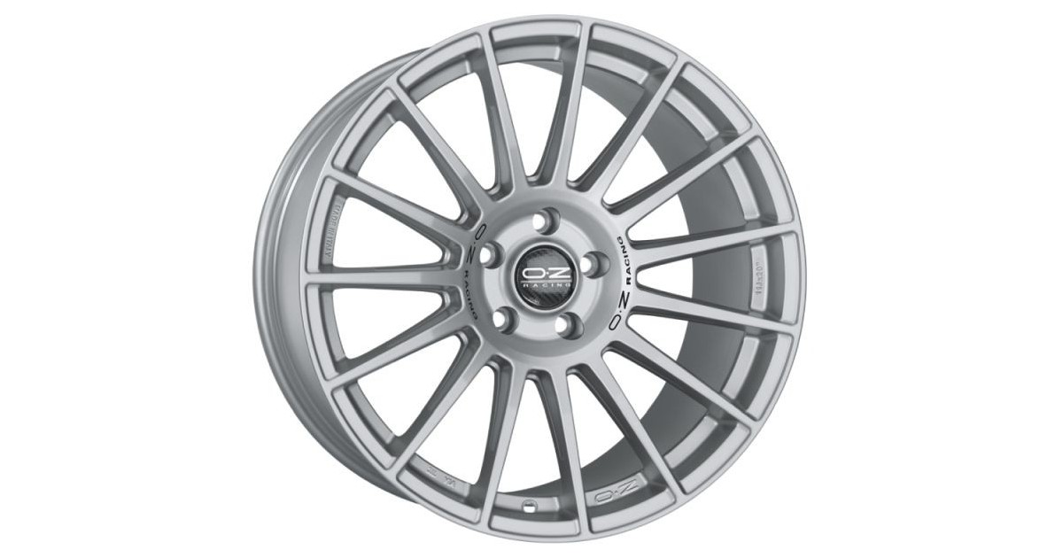 Jante ALU, OZ  Superturismo DAKAR MATT RACE SILVER + BLACK LETTER 10X20 5/112 ET26, Alésage 79