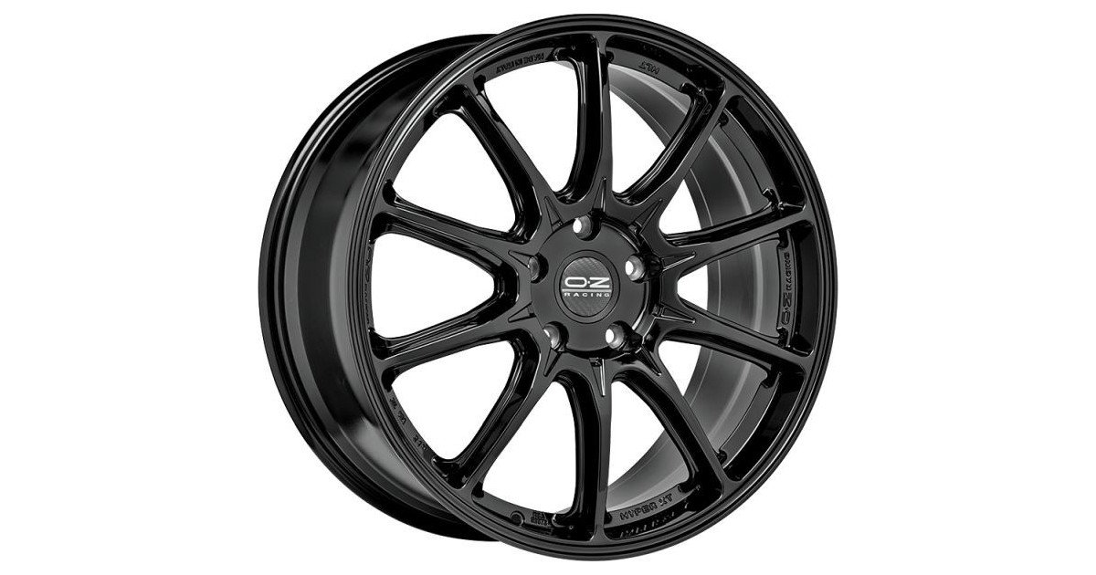 Jante ALU, OZ Hyper XT HLT Gloss Black 9.5X21 5/130 ET58, Alésage 71.6